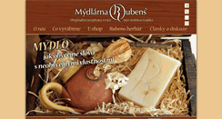 Desktop Screenshot of mydlarnarubens.cz